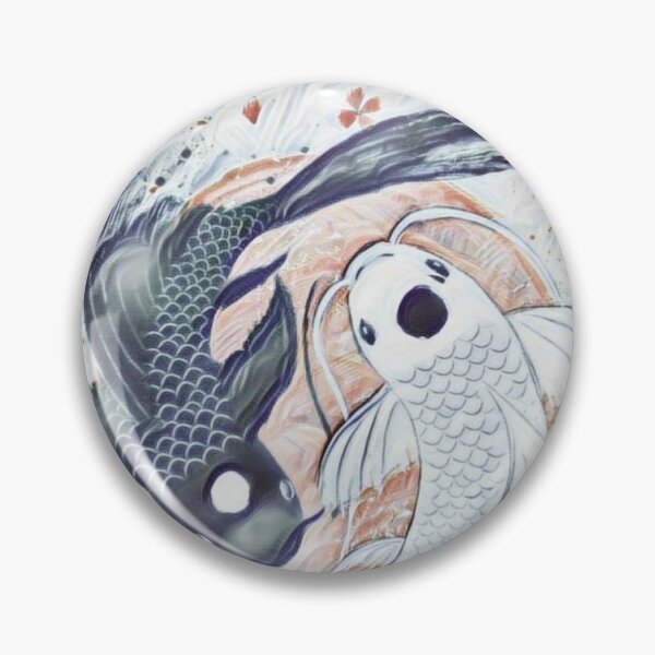 Aperçu de l'œuvre Poisson japonais Ying Yang Koi créée et vendue par Prevlin.