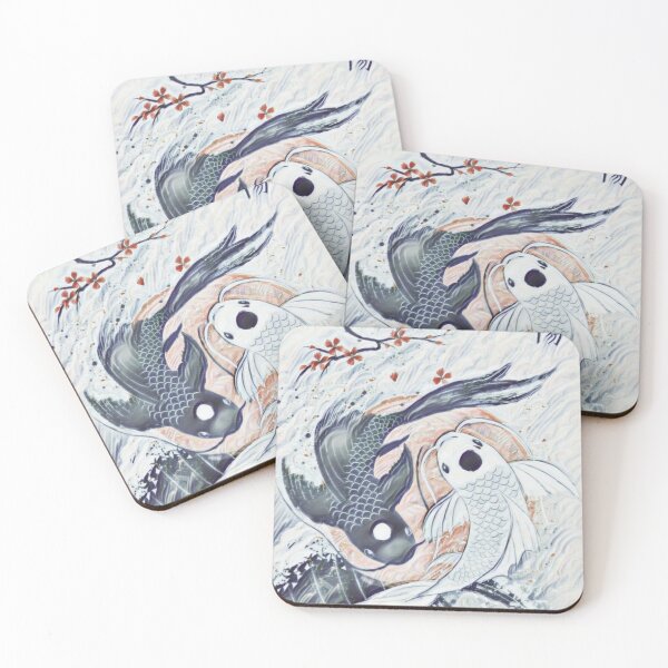 Item preview, Japanese Ying Yang Koi fish  designed and sold by Prevlin.