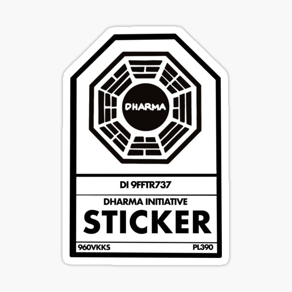 Item preview, DHARMA Initiative Label Sticker - LOST designed and sold by jaelynandrade.