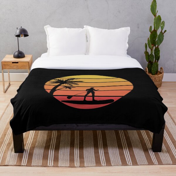 Item preview,  Retro Sunset Stand up paddle Lover SUP Paddleboard Gift designed and sold by GikaDesigns.