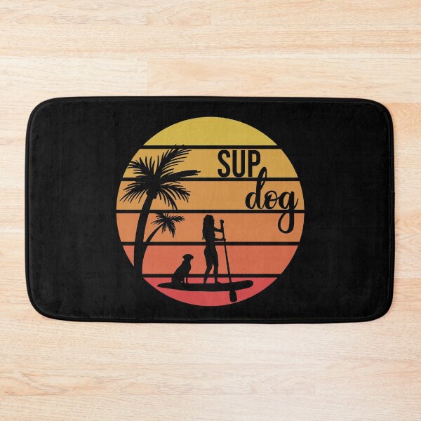 Item preview, Sup Dog Retro Sunset Stand up paddle Lover SUP Paddleboard Gift designed and sold by GikaDesigns.