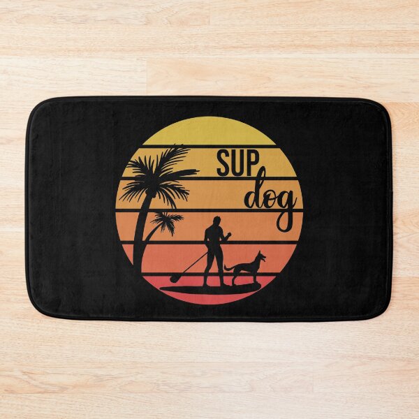 Item preview, Sup Dog Retro Sunset Stand up paddle Lover SUP Paddleboard Gift designed and sold by GikaDesigns.