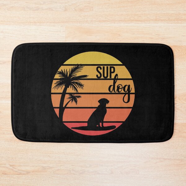 Item preview, Sup Dog Retro Sunset Stand up paddle Lover SUP Paddleboard Gift designed and sold by GikaDesigns.