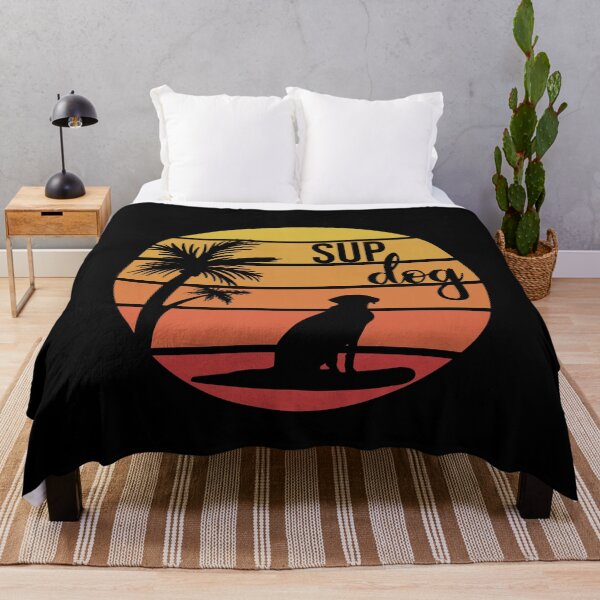 Item preview, Sup Dog Retro Sunset Stand up paddle Lover SUP Paddleboard Gift designed and sold by GikaDesigns.