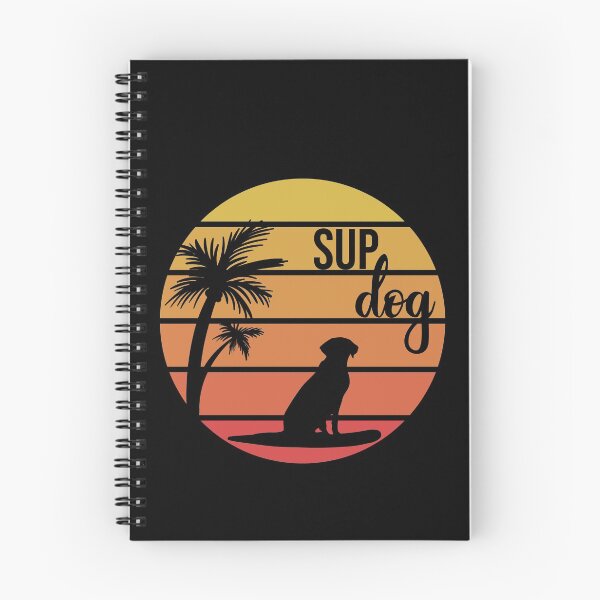 Item preview, Sup Dog Retro Sunset Stand up paddle Lover SUP Paddleboard Gift designed and sold by GikaDesigns.