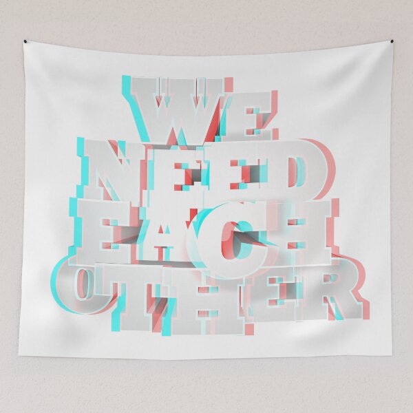 Item preview, We Need Each Other 3D Text (Stereoscopic) designed and sold by hyproinc.