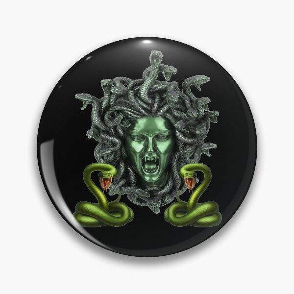 Item preview, Green Snake Medusa Gorgon  designed and sold by Atteestude.