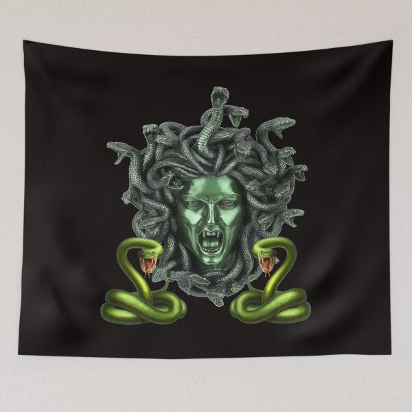 Item preview, Green Snake Medusa Gorgon  designed and sold by Atteestude.