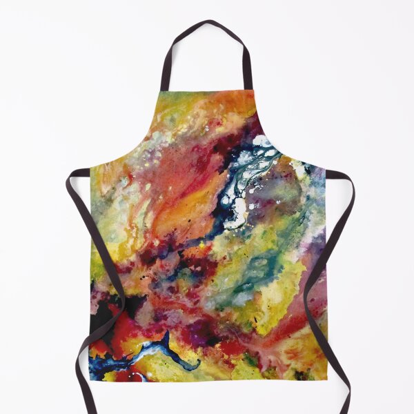 Item preview, Abstract Galaxy Painting in Red, Yellow, Black, and White designed and sold by Hannah Rothstein.