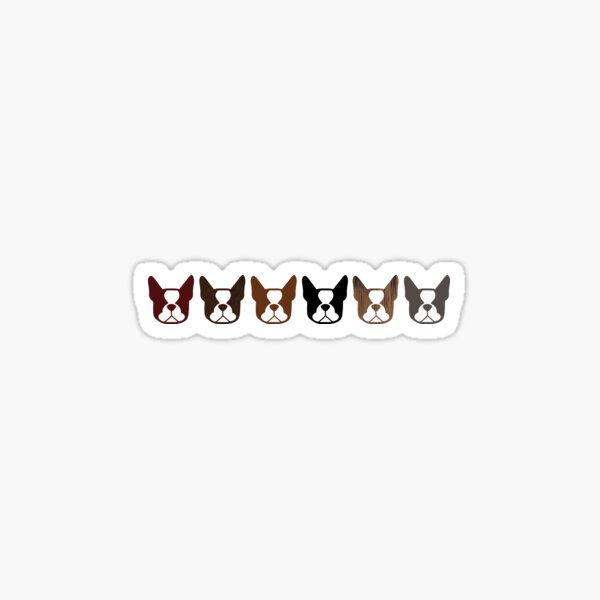 Item preview, Boston Terriers! Black and white Bostons, brindle, gray, brown, and seal Bosties designed and sold by smooshfaceutd.