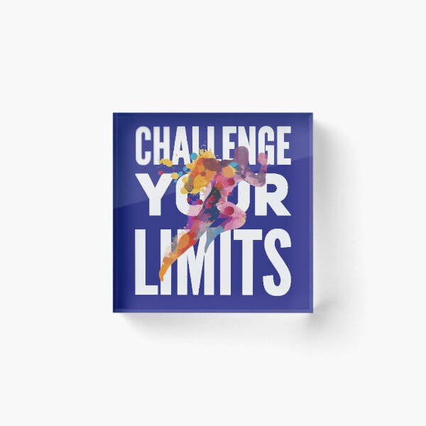Item preview, Colorful Challenge Your Limits Running designed and sold by PalmerPrinting.