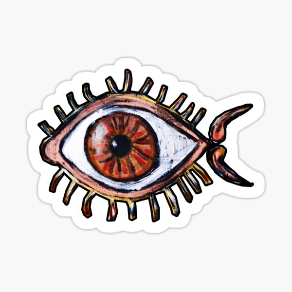 One Bug Fish Eye Sticker