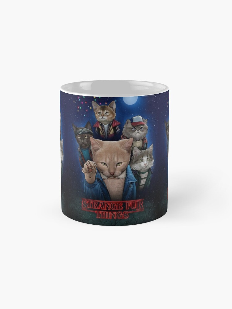 Alternate view of Strange Fur Things Mug
