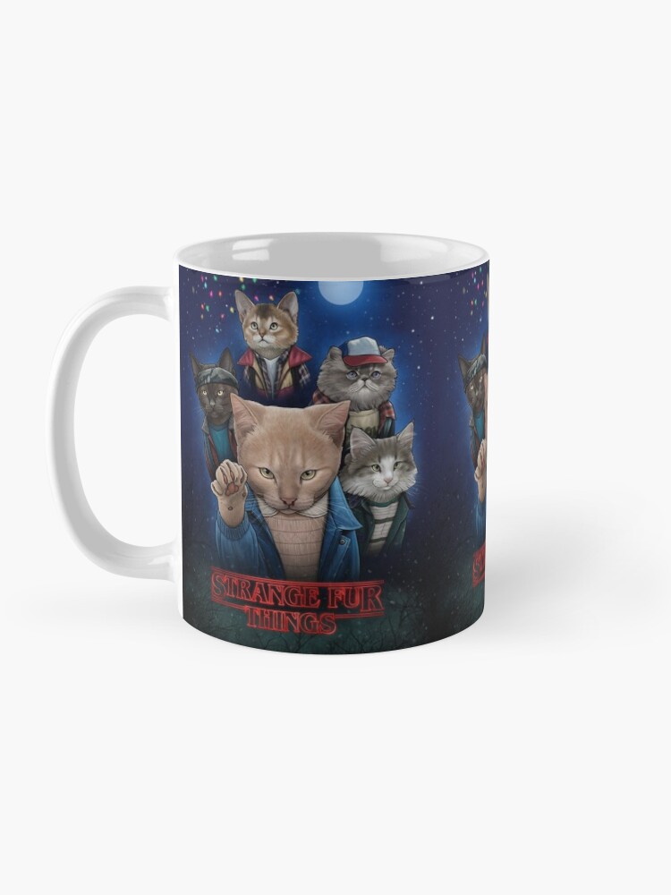 Alternate view of Strange Fur Things Mug
