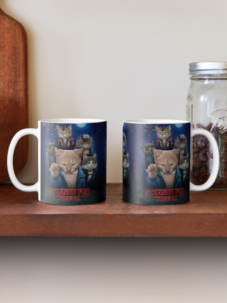 Alternate view of Strange Fur Things Mug
