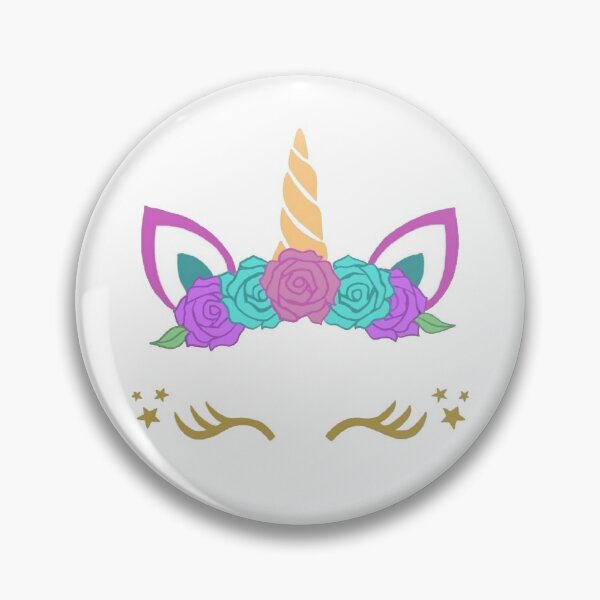 Item preview, Floral Unicorn Face designed and sold by MLD112.