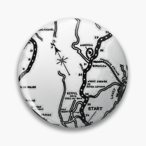 Item preview, Isle of Man TT Race Map designed and sold by creativesean.