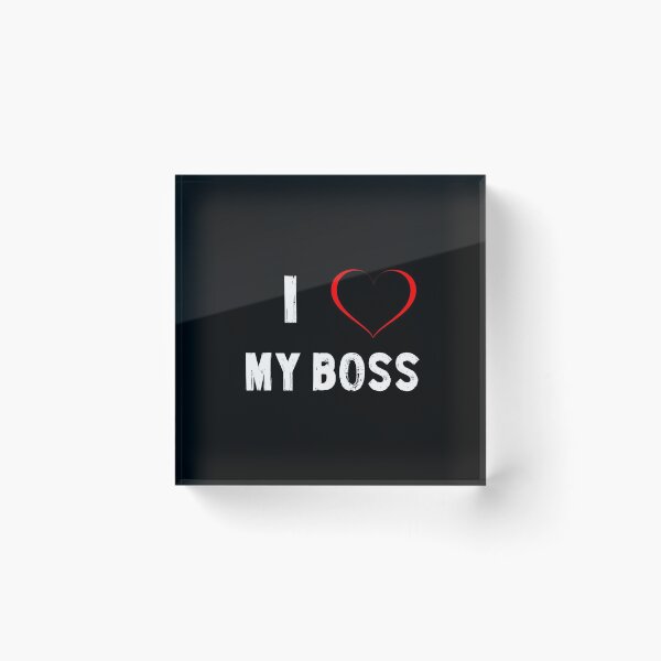 Item preview, I love My Boss Office Gift design designed and sold by we1000.
