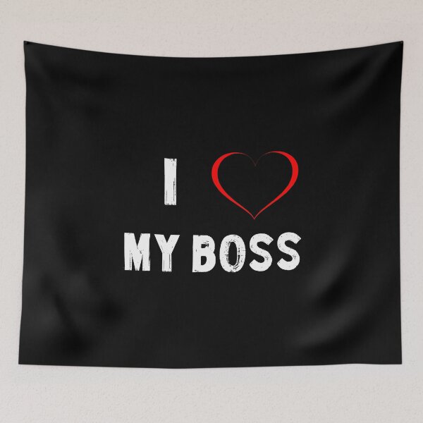 Item preview, I love My Boss Office Gift design designed and sold by we1000.