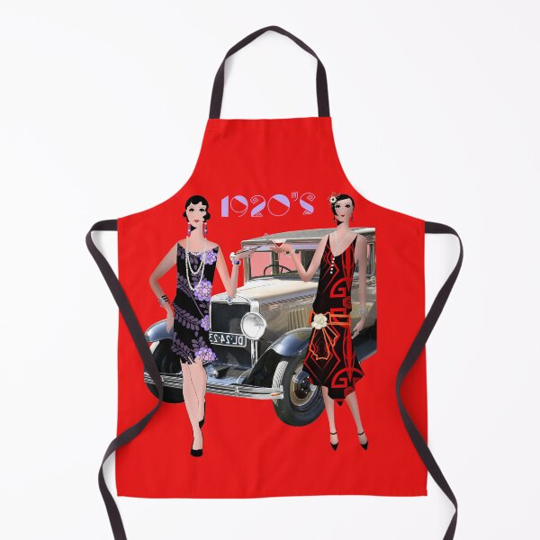 Item preview, Roaring Twenties Girls with a White 1920s Car designed and sold by joseech.