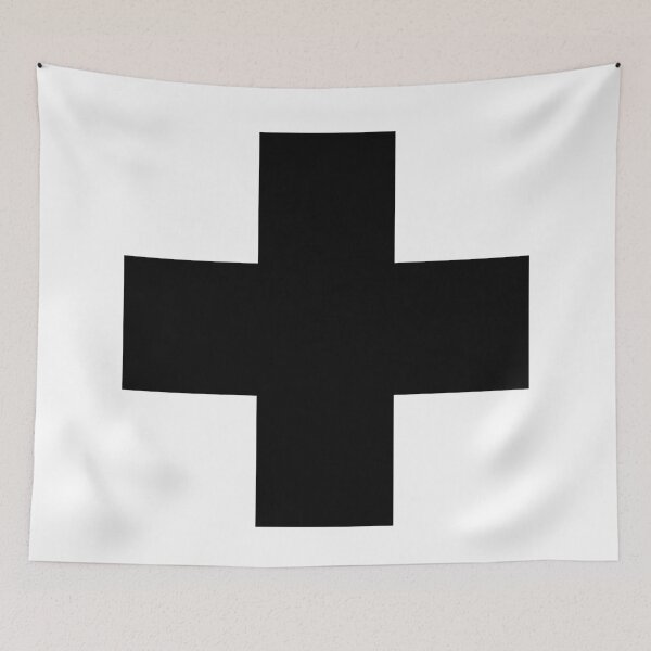 Item preview, Swiss cross in black designed and sold by elfina.