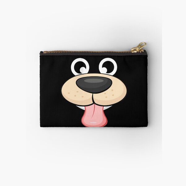 Item preview, cute cartoon dog face saying WOW! designed and sold by trickydee.