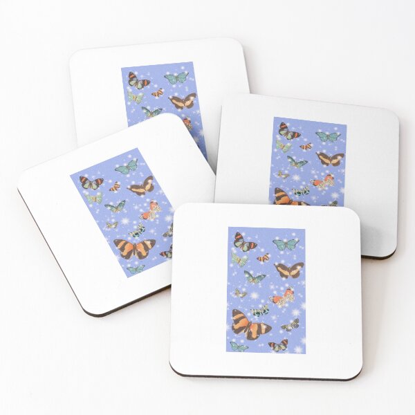 Item preview, shiny butterflies print designed and sold by bychloedavies.