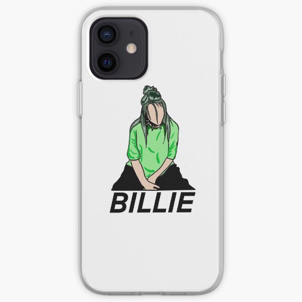 Billie Eilish Green Detailed iPhone Soft Case