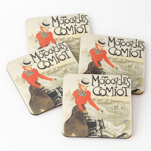 Item preview, Motocycles Comiot - Theophile Steinlen - 1899 designed and sold by CJET.