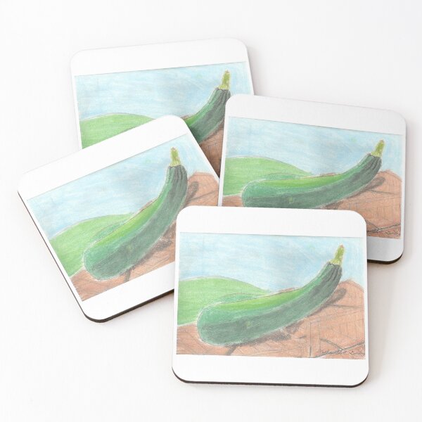 Item preview, Farm Stand: Zucchini [Chalk Pastel] designed and sold by Nathaniel E. Dearing.