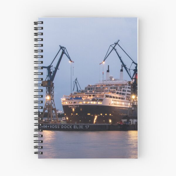 Item preview, Queen Mary 2 at Hamburg Docks  designed and sold by hawkie.