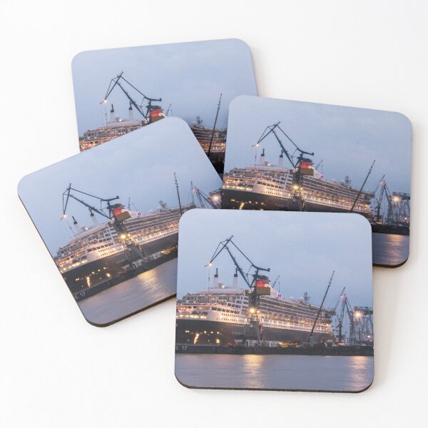 Item preview, Queen Mary 2 at Hamburg Docks  designed and sold by hawkie.