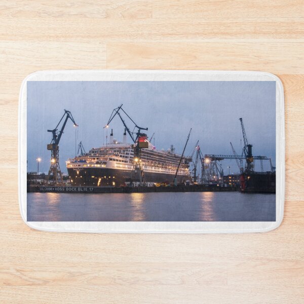 Item preview, Queen Mary 2 at Hamburg Docks  designed and sold by hawkie.