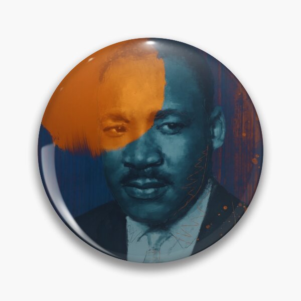 Item preview, BLM - Martin Luther King Jr. Portrait in Painting Style | Black Lives Matter Tee | Washable Face Cover | Wall Art designed and sold by Any Color Designs.