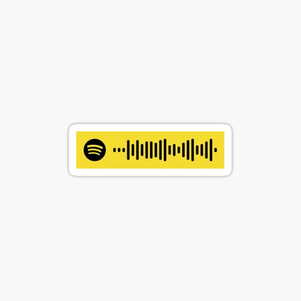 The Killers spotify code Sticker