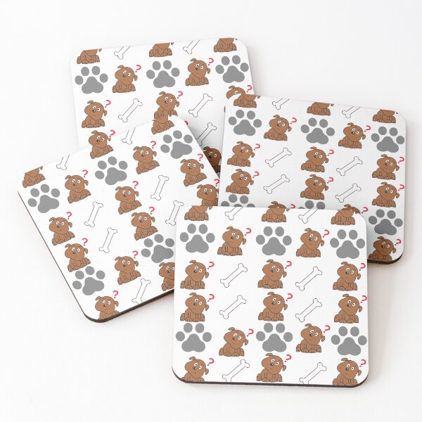 Item preview, Brown dog pattern designed and sold by Beyond Words.