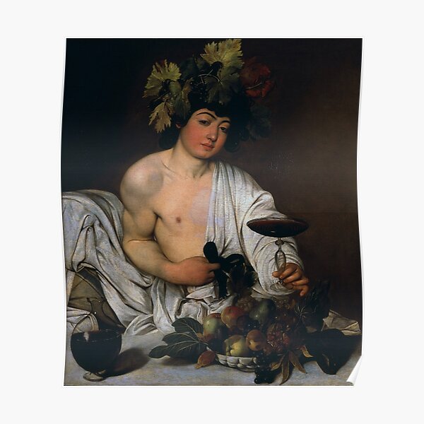 Caravaggio - The Adolescent Bacchus - BigArt Poster