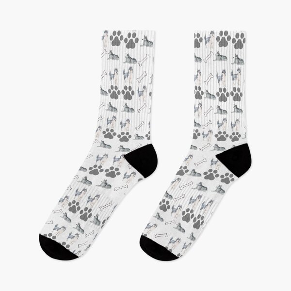 Item preview, Husky dog pattern designed and sold by Beyond Words.