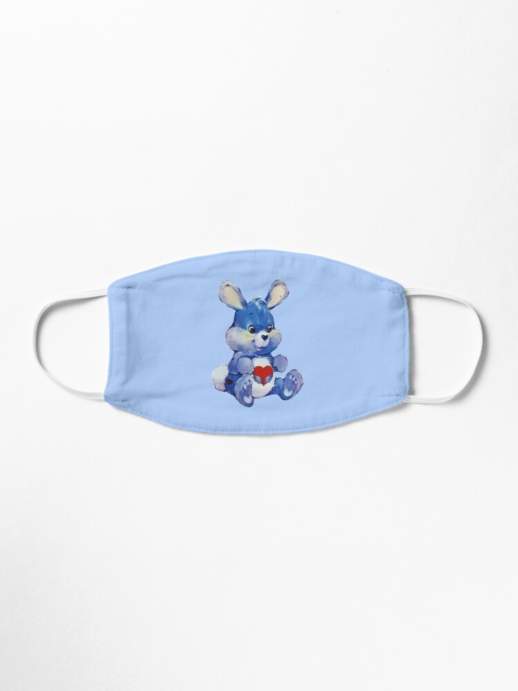 Alternate view of CARE CLASSIC BEARS swift heart rabbit 90S 80S RAINBOW Y2K 2000S nostalgia print Mask