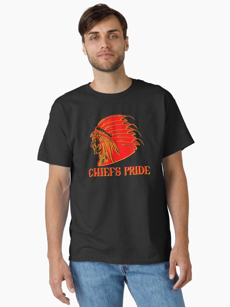 Thumbnail 2 of 7, Classic T-Shirt, Chiefs Pride Text Art designed and sold by KCSportswear.