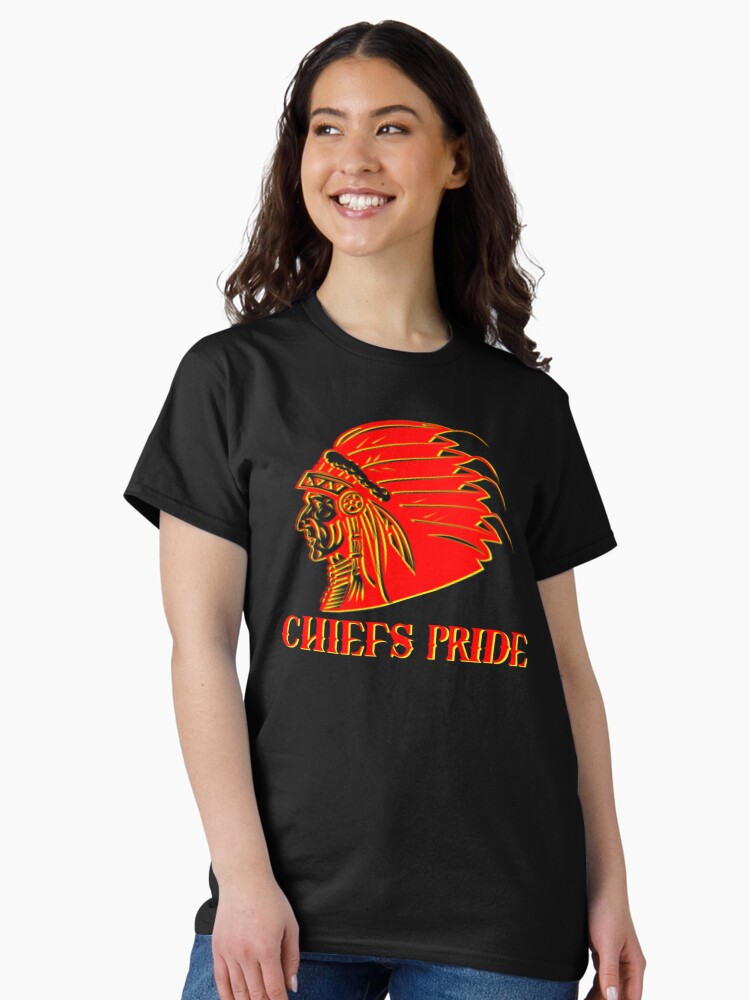 Thumbnail 1 of 7, Classic T-Shirt, Chiefs Pride Text Art designed and sold by KCSportswear.