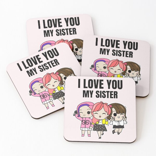 Item preview, I LOVE YOU SISTER  SISTERS DAY  designed and sold by ayaato.