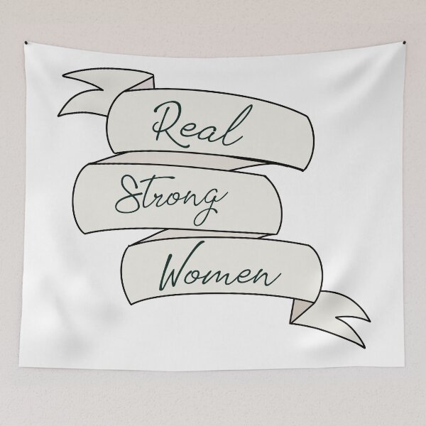 Item preview, Real Strong Women Ribbon designed and sold by zoshamarie.