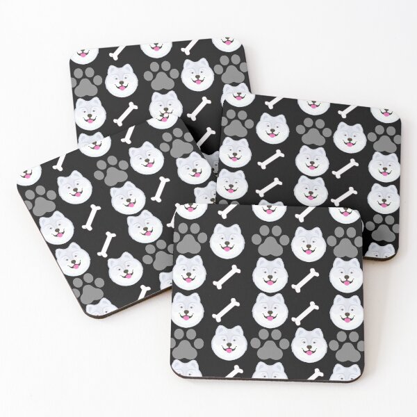Item preview, Husky Samoyed dog head pattern designed and sold by Beyond Words.