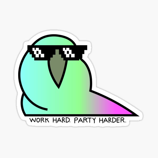 Item preview, Party Parrot  designed and sold by yvonnesun.