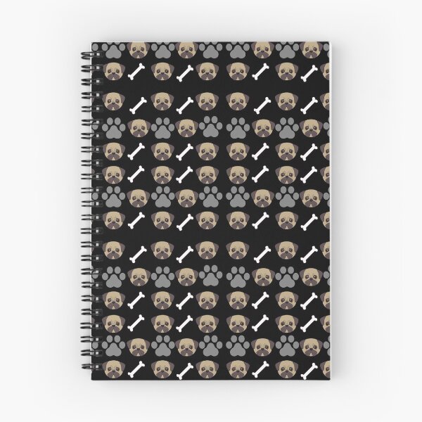 Item preview, Pug dog face pattern designed and sold by Beyond Words.