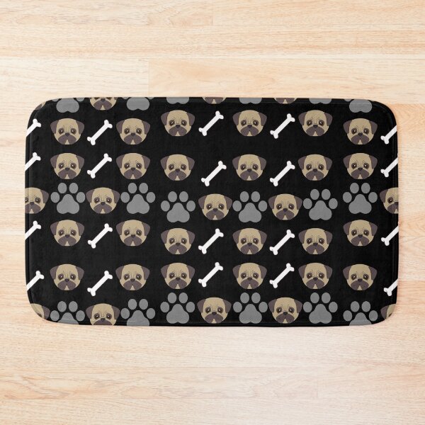 Item preview, Pug dog face pattern designed and sold by Beyond Words.