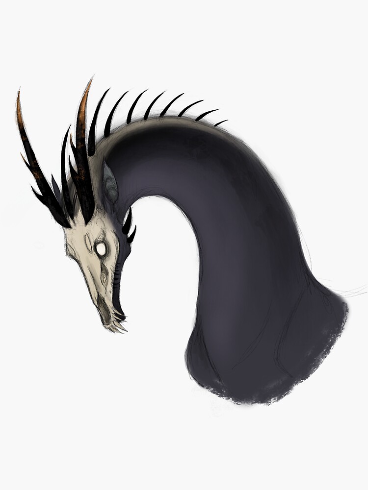 "Fire and Brimstone " Sticker by AntleredLady Redbubble