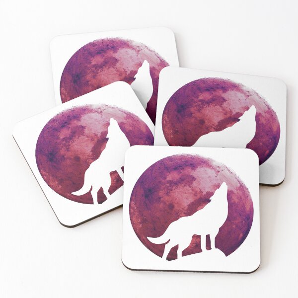 Item preview, Red Moon White Wolf designed and sold by Sabbaht.