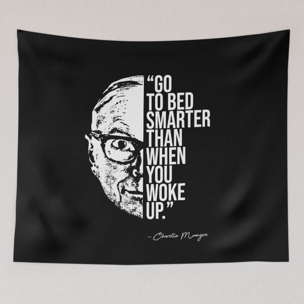 Item preview, Charlie Munger quotes, quote designed and sold by madkitten.